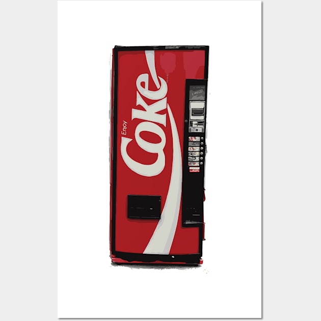 Vending Machine Wall Art by FleebMerch